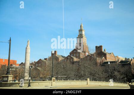 Rhode Island Providence Buildings City tall modern Stock Photo