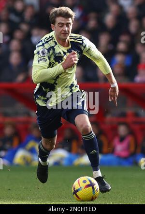 Nottingham, UK. 4th Feb, 2023. Patrick Bamford of Leeds United during the Premier League match at the City Ground, Nottingham. Picture credit should read: Darren Staples/Sportimage Credit: Sportimage/Alamy Live News Stock Photo