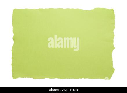 Torn paper isolated on white background for text showing. space for advertising copy Stock Photo