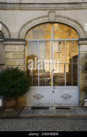 Wine Estate Chateau Carignan, castle, Carignan de Bordeaux, France. Stock Photo