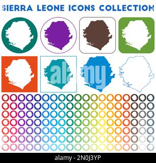 Sierra Leone political map of administrative divisions - provinces and ...