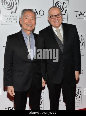 Actor George Takei, left, and husband Brad Takei attend the New York ...