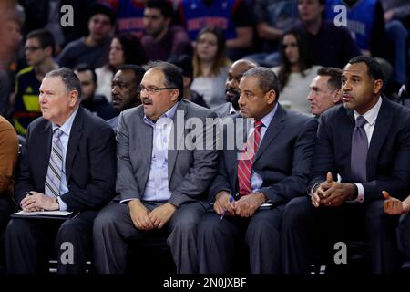 Detroit Pistons Assistant Coach Brendan Malone Yells From The Bench ...