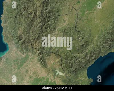 Nueva Vizcaya, province of Philippines. Low resolution satellite map ...