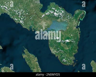 Sorsogon, province of Philippines. High resolution satellite map Stock Photo