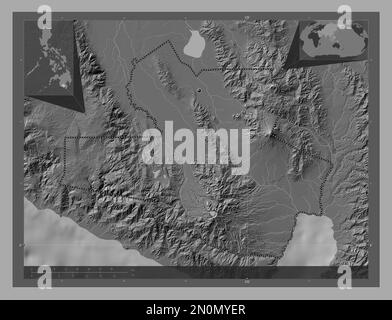 South Cotabato, Province Of Philippines. Elevation Map Colored In Wiki ...