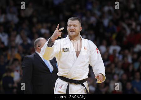 Michael Korrel (NED) won the gold medal against Dzhafar Kostoev (UAE ...