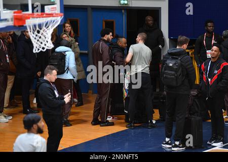 Chicago Bulls hold practice ahead of NBA Paris Game Stock Photo