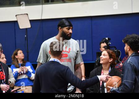 Chicago Bulls hold practice ahead of NBA Paris Game Stock Photo