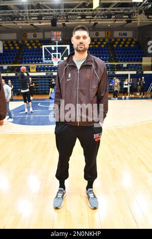 Chicago Bulls hold practice ahead of NBA Paris Game Stock Photo