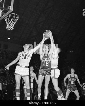 FILE - In this April 9, 1959, file photo, Boston Celtics' Jim 