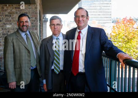 From left David Wijewickrama Scott Jones and Fred Barbour