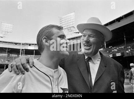 Detroit Tigers pitcher Denny McLain is shown in May 1968. (AP Photo Stock  Photo - Alamy