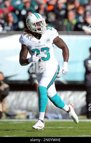 Miami Dolphins #23 Running Back Ronnie Brown. The Miami Dolphins defeated  the New York Jets 30-25 at Giants Stadium Rutherford, NJ. (Credit Image: ©  Anthony Gruppuso/Southcreek Global/ZUMApress.com Stock Photo - Alamy