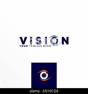 Ophthalmologist Optical Eyes Logo design vector symbol concept idea ...