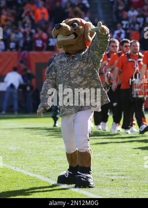 Sept. 11, 2011 - Cleveland, Ohio, U.S - Cleveland Browns mascot