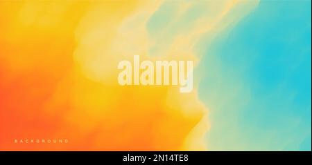 Blue sky with clouds. Modern pattern. Nature background. Modern pattern. Abstract Background. Vector Illustration. Design for banner, flyer, poster, c Stock Vector