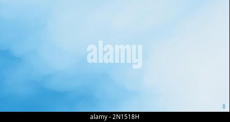 Blue sky with clouds. Modern pattern. Nature background. Modern pattern. Abstract background. Vector illustration. Stock Vector