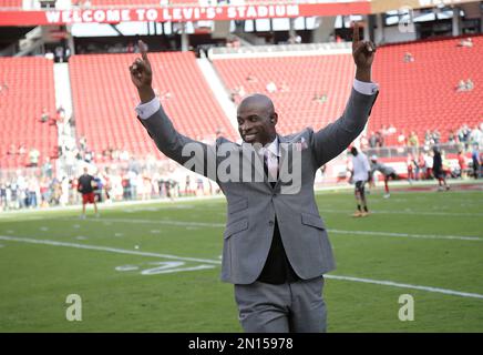 San Francisco 49ers Deion Sanders, 1994-1995 season. (AP Photo