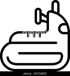 Coast guard equipment icon outline vector. Water transport. Sea rescue ...