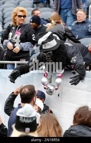 Oakland Raiders fan dressed in cosplay costume at NFL Draft 2019, Nashville  Tennessee, USA Stock Photo - Alamy