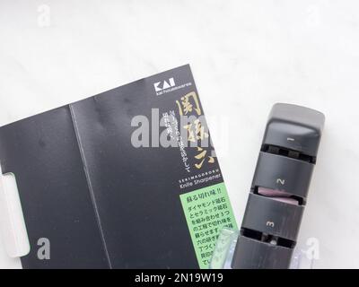 KAI housewares Knife Sharpener. Stock Photo