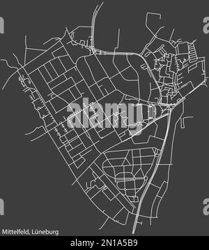 Street roads map of LÜNEBURG, GERMANY Stock Vector Image & Art - Alamy