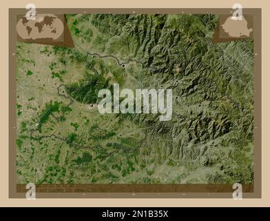 Maramures Map Maramures, county of Romania. Low resolution satellite map. Locations ...