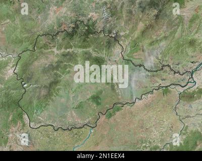 Yevrey, autonomous region of Russia. High resolution satellite map Stock Photo