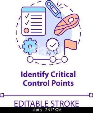Critical control points concept icon Stock Vector Image & Art - Alamy