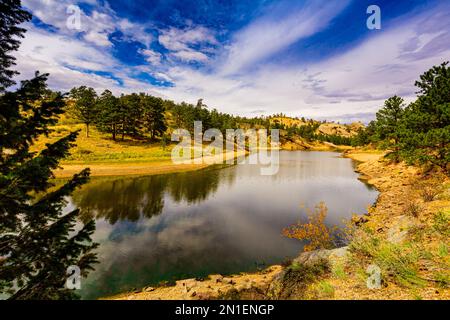 Curt Gowdy State Park nature landscapes, Wyoming, United States of America, North America Stock Photo