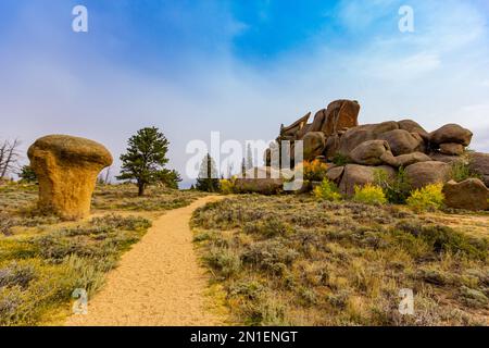 Curt Gowdy State Park nature landscapes, Wyoming, United States of America, North America Stock Photo