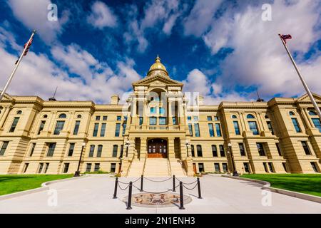 Wyoming State Capitol Building, Cheyenne, Wyoming, United States of America, North America Stock Photo