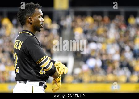 Pittsburgh Pirates' Andrew McCutchen stands in the dugout before a baseball  game against the Colorado Rockies in Pittsburgh, Monday, May 8, 2023. (AP  Photo/Gene J. Puskar Stock Photo - Alamy