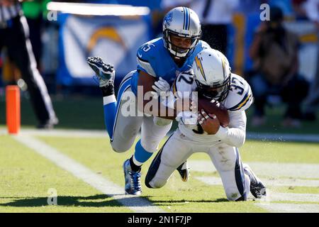 Carson, United States. 14th Aug, 2003. San Diego Chargers free safety Kwamie  Lassiter at traiing camp at Cal State Dominguez Hills on 08/13/2002. Photo  via Credit: Newscom/Alamy Live News Stock Photo - Alamy