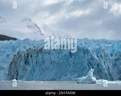 A view of the Garibaldi Glacier in Albert de Agostini National Park in the Cordillera Darwin mountain range, Chile, South America Stock Photo