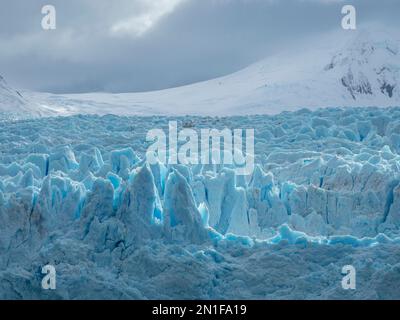 A view of the Garibaldi Glacier in Albert de Agostini National Park in the Cordillera Darwin mountain range, Chile, South America Stock Photo