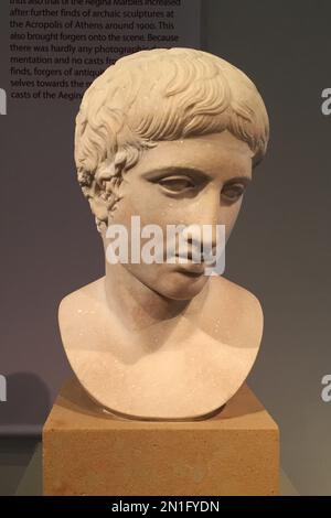 Berlin. Germany. Portrait of Cleopatra VII, 40-30 BC, Altes Museum Stock Photo