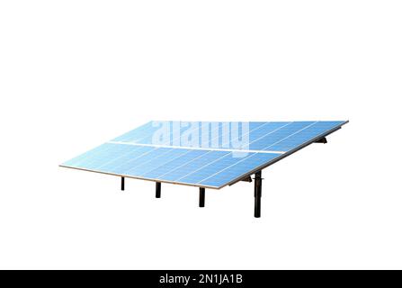 Renewable energy concept with solar panel technology Stock Photo