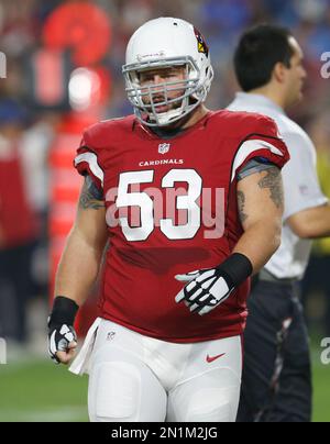 Arizona Cardinals center A.Q. Shipley (53) during an NFL football game ...