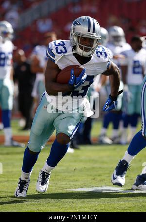 NO FILM, NO VIDEO, NO TV, NO DOCUMENTARY - Dallas Cowboys running back Ben  Malena (33) tries to evade Houston Texans linebacker Kourtnei Brown (48) at  AT&T Stadium in Arlington, Texas, on