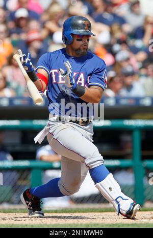 Rougned Odor of the Texas Rangers at bat against the Kansas City