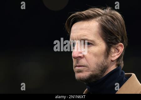 Milan, Italy, 5th February 2023. Massimo Ambrosini Former AC Milan player and opinionist for DAZN looks on prior to the Serie A match at Giuseppe Meazza, Milan. Picture credit should read: Jonathan Moscrop / Sportimage Stock Photo