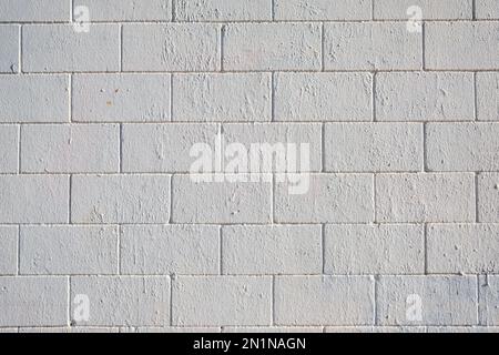 Background from a painted white stone wall Stock Photo
