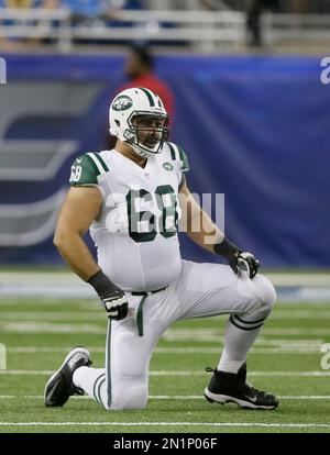 September 27, 2015, New York Jets guard Willie Colon (66) in