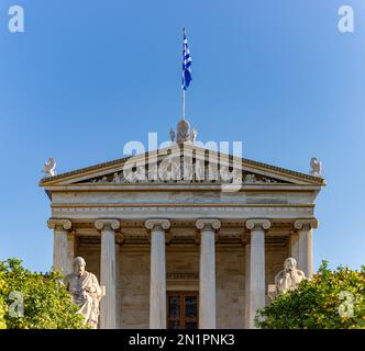 A picture of the Academy of Athens. Stock Photo
