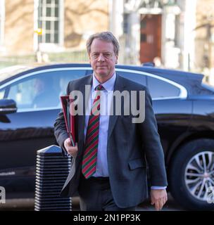 London, England, UK. 6th Feb, 2023. Secretary of State Scotland ALISTER JACK is seen arriving at his office. (Credit Image: © Tayfun Salci/ZUMA Press Wire) EDITORIAL USAGE ONLY! Not for Commercial USAGE! Stock Photo