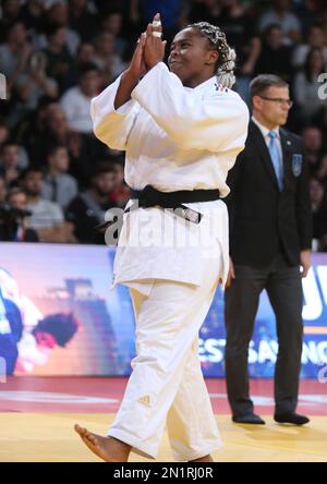 Romane Dicko during the Paris Grand Slam 2025 IJF World Judo Tour event