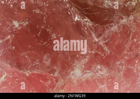 rose quartz from Madagascar for background use Stock Photo