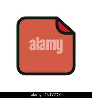 New file line icon isolated on white background. Black flat thin icon on modern outline style. Linear symbol and editable stroke. Simple and pixel per Stock Vector